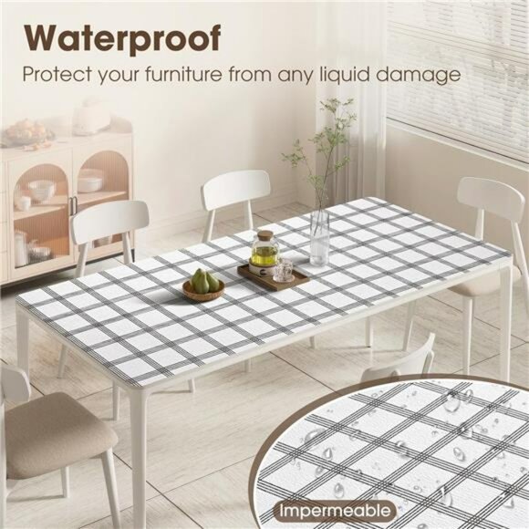 White Stripe Shelf Liner 12x10ft Non Slip Waterproof Cabinet Drawer Liner Washab - Picture 5 of 7